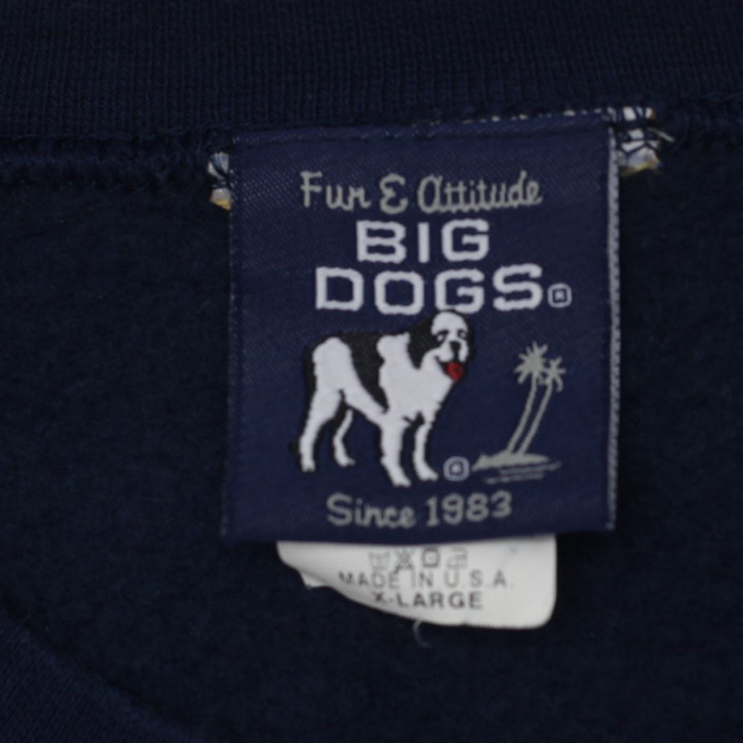 Vintage Big Dogs Who's Yer Daddy Crewneck Sweatshirt Made In USA - Fashion Rerun Vintage Migration_Sweaters