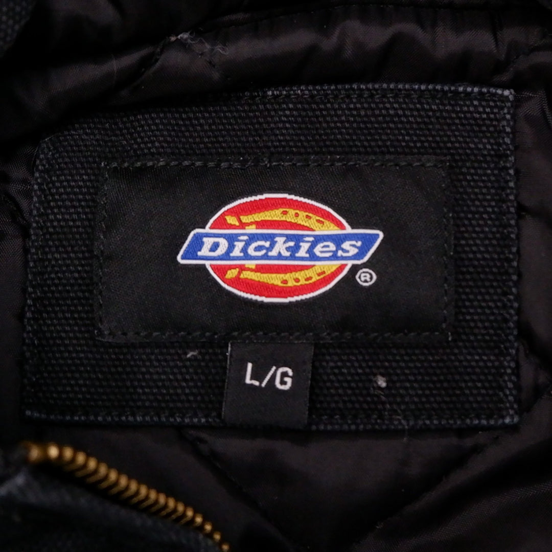 Mens Dickies Hooded Quilt Lined Canvas Duck Work Zip Up Jacket