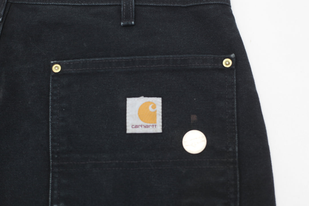 Mens Carhartt B01-BLK Loose Original Fit Double Knee Carpenter Pants Made In USA - Fashion Rerun Vintage Migration_Pants