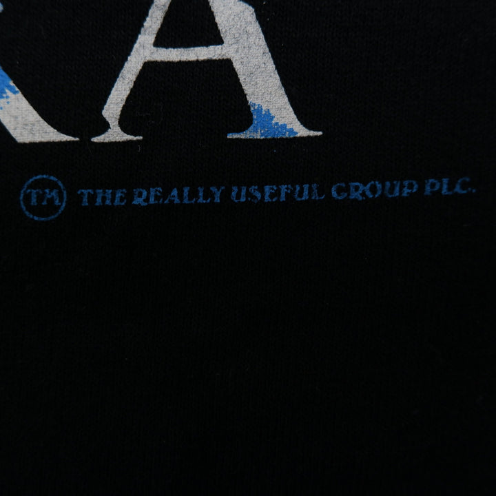 Vintage Mens Fruit of the Loom Phantom of the Opera Sweatshirt Black