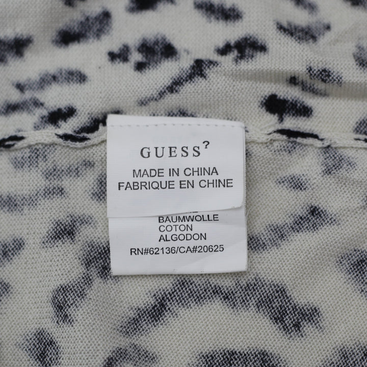 Y2K Ladies Guess Leopard Print Strappy Top Size XS