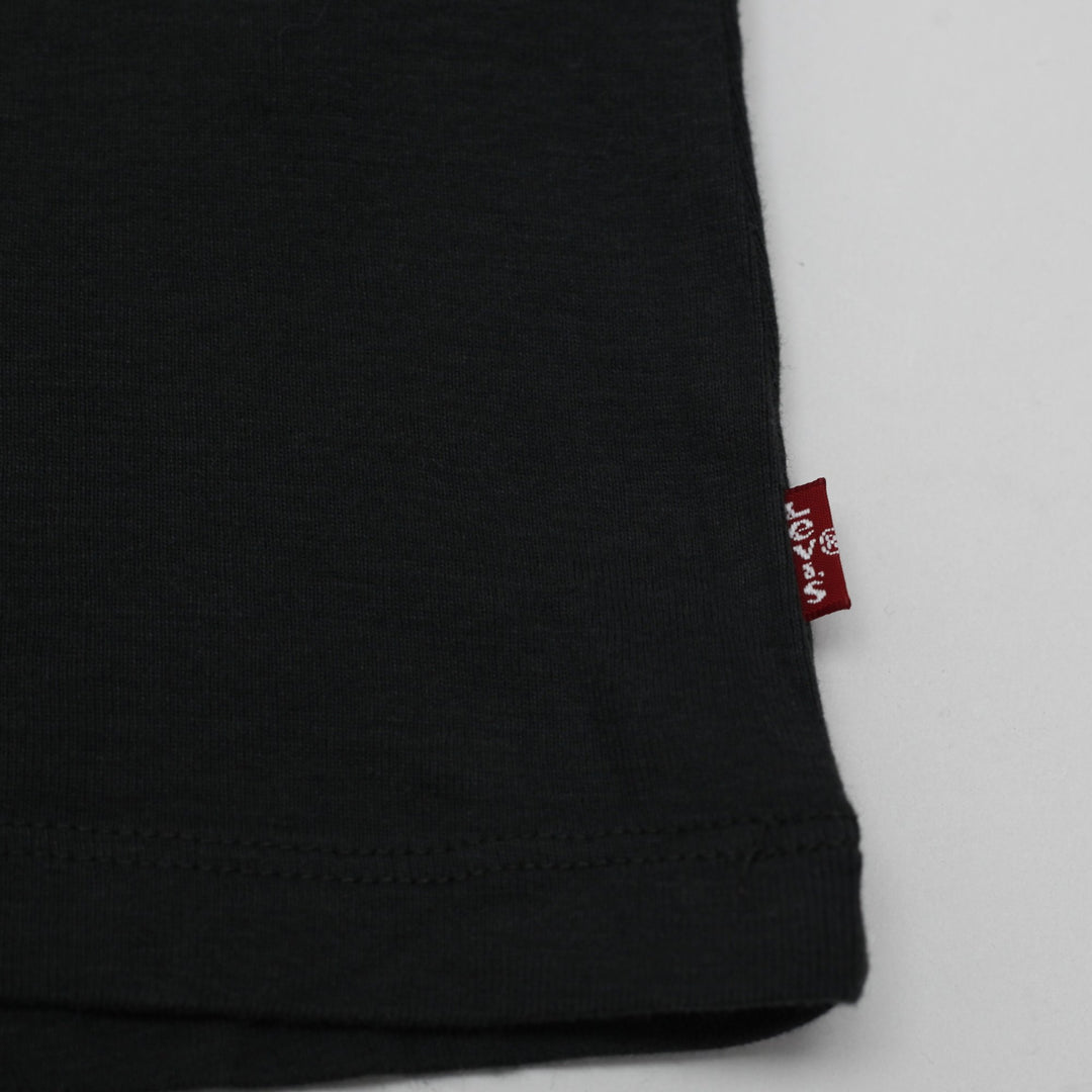 Y2K Ladies Levis Vintage-Style Ringer Baby Tee Size M