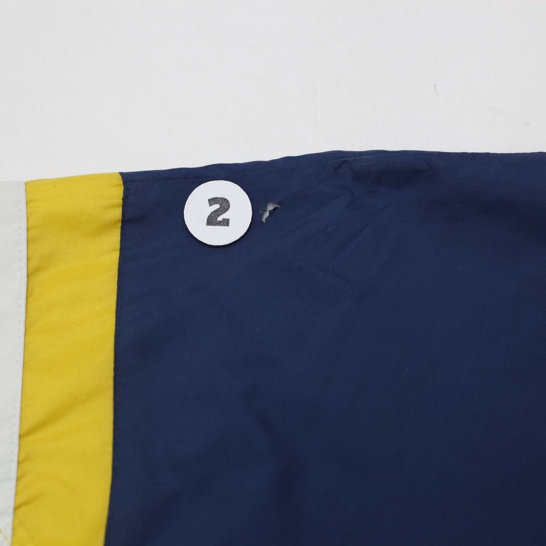 Vintage 90s Starter Michigan Wolverines NCAA Jacket Navy Yellow L | Migration_Jackets - View 8 | Fashion Rerun