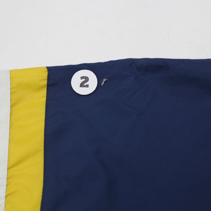 Vintage 90s Starter Michigan Wolverines NCAA Jacket Navy Yellow L | Migration_Jackets - View 8 | Fashion Rerun