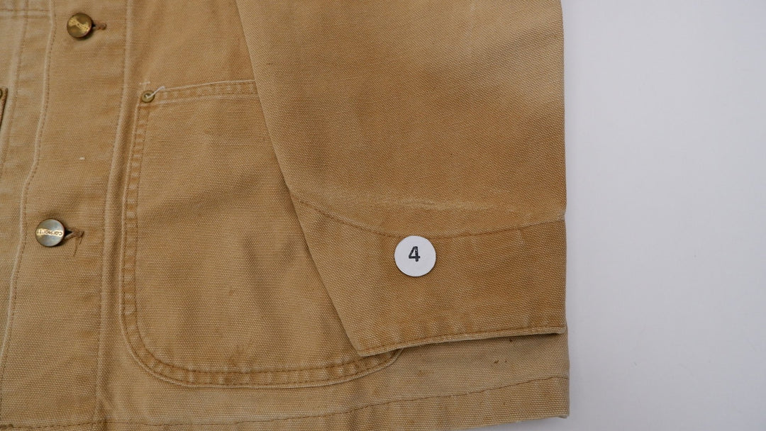 Vintage Mens Carhartt Slightly Distressed Jacket Brown Workwear Canvas | Migration_Jackets UAENAT20 - View 7 | Fashion Rerun