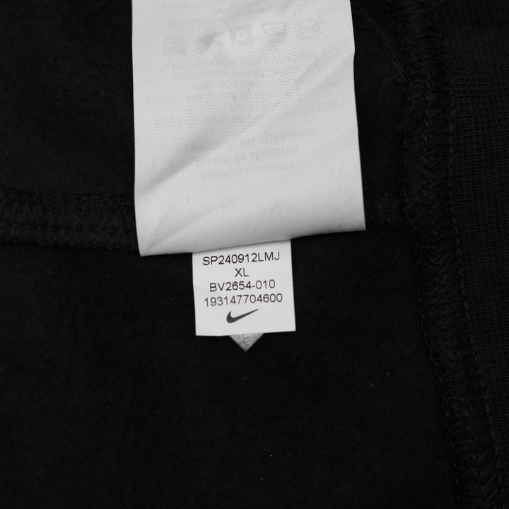 Mens Nike Embroidered Futura Logo Pullover Hoodie Black Size XL