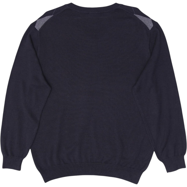 Mens Lacoste V-Neck Argyle Long Sleeve Sweater