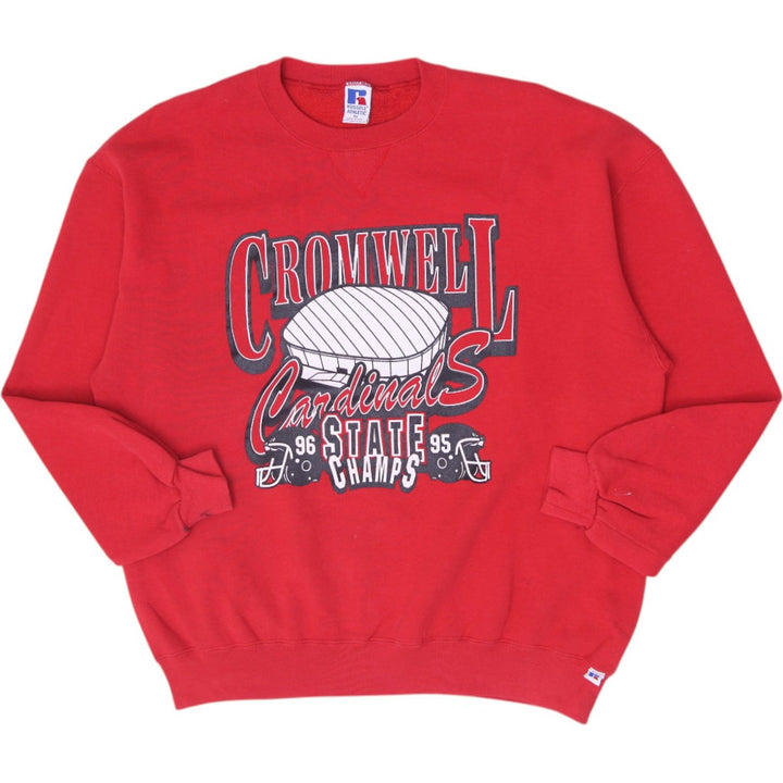 Vintage 90s Russell Athletic State Champs Crewneck Sweatshirt Size XL