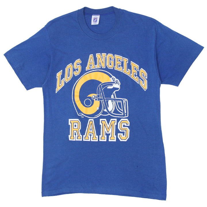 Vintage Logo 7, Los Angeles Rams T-Shirt, Single Stitch Made in USA Size L - Fashion Rerun Vintage 