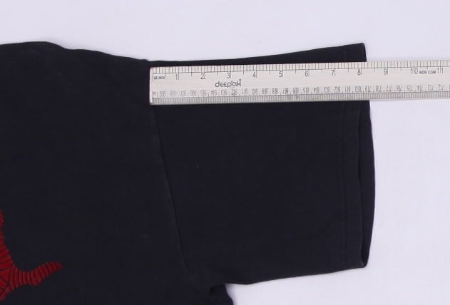 Vintage 1990s Spider-Man Marvel Comics Flocked Black T-Shirt Size XL | Migration_T-Shirt - View 7 | Fashion Rerun