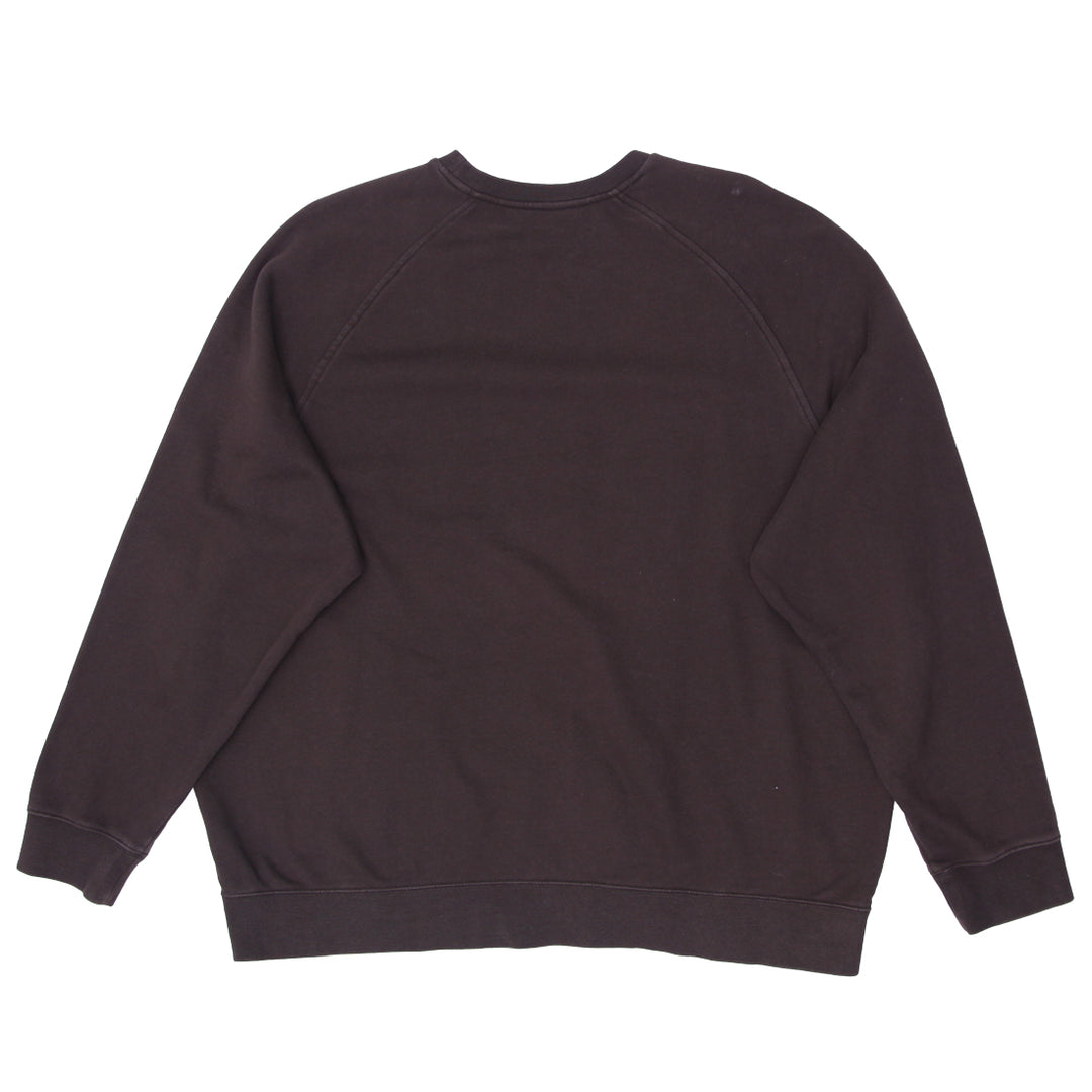 2000's Vintage Nike Swoosh Embroidered Crewneck Sweatshirt Brown - Fashion Rerun Vintage Migration_Sweaters