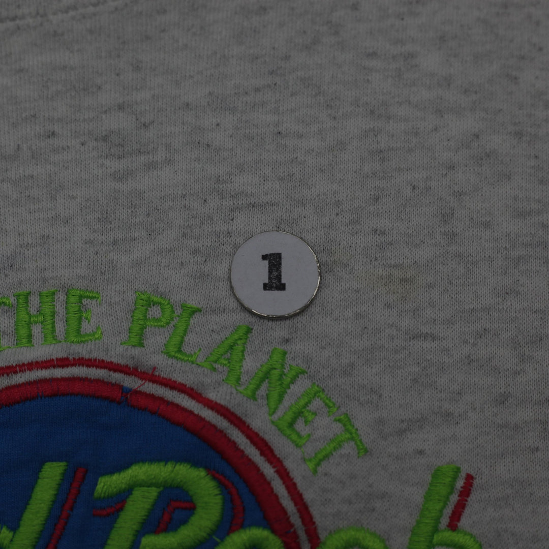 Vintage 90s Hard Rock Cafe Orlando Planet Crewneck Sweatshirt Made in USA Sz XL