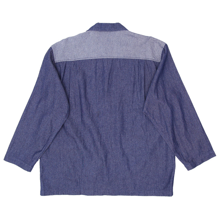 Mens Bonskip Collection Embroidered Denim Shirt