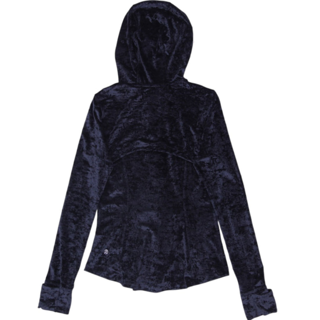 Ladies Lululemon Velvet Hooded Define Zip Up Jacket Size 6
