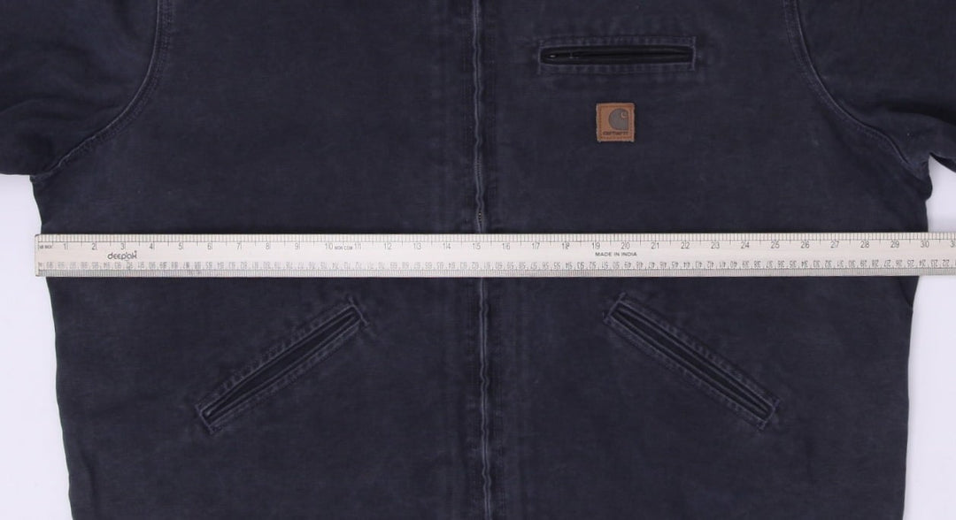 Mens Carhartt Detroit Jacket J97 PTL 3XL Petrol Gray Blanket Lined USA