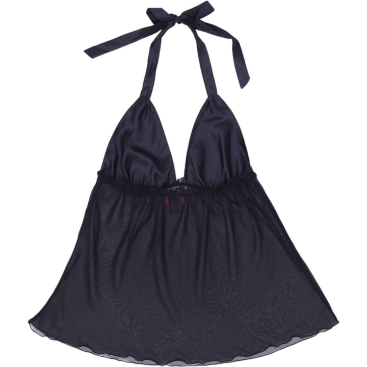 Y2K Ladies La Senza Sheer Halter Top Size M