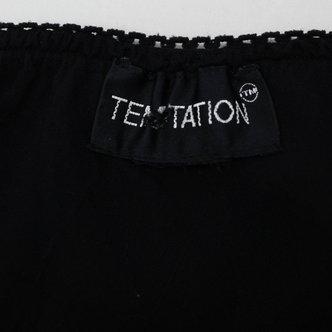 Y2K Ladies Temptation Whimsigoth Floral Patchwork Midi Skirt