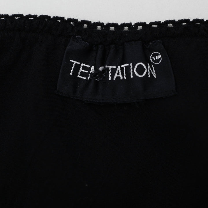 Y2K Ladies Temptation Whimsigoth Floral Patchwork Midi Skirt