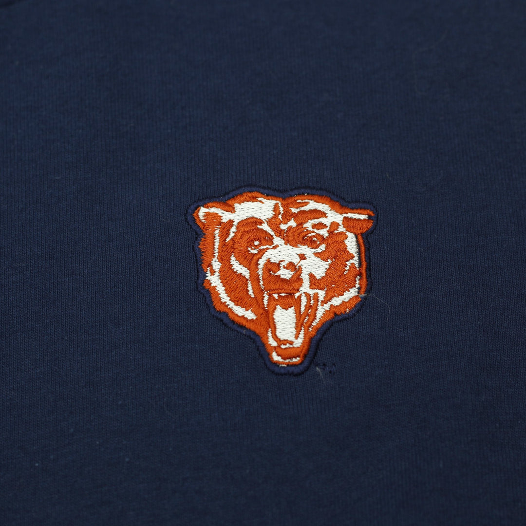 Vintage Nike Team Chicago Bears NFL Mock Neck Long Sleeve T-Shirt L Made In USA