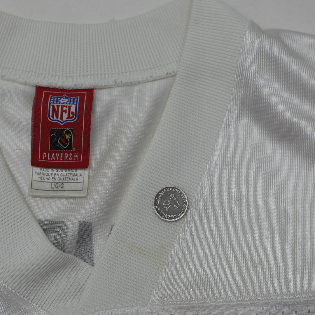 Vintage NFL Oakland Raiders Randy Moss 18 Football Jersey L - Fashion Rerun Vintage Migration_Jersey