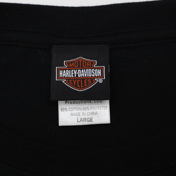 Mens Harley Davidson Jamaica Biker Long Sleeve T-Shirt Size L