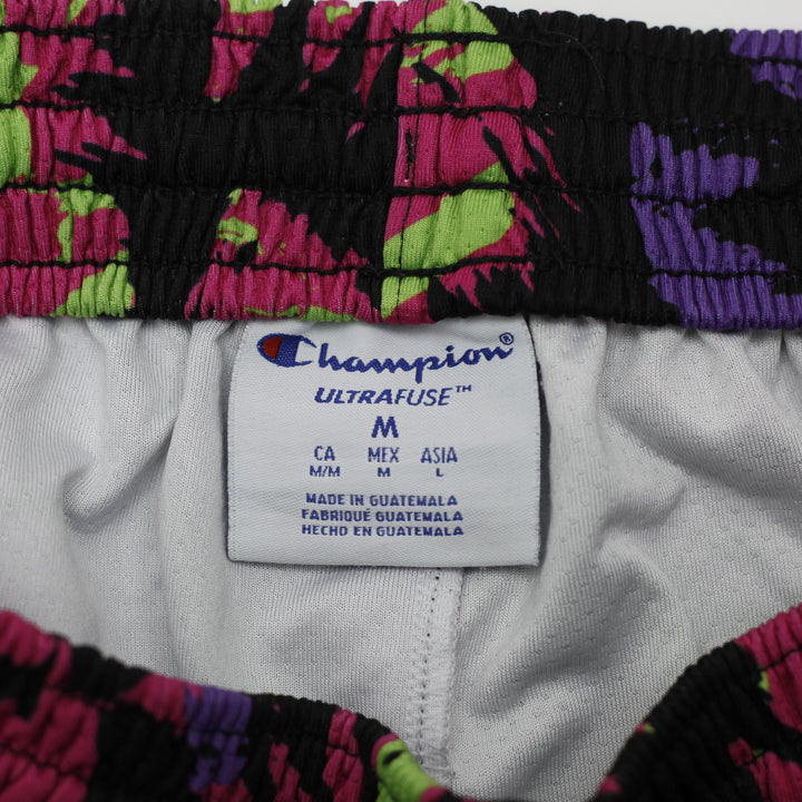 Champion Ultrafuse Multi Color Abstract Pattern Boardshorts Size M | Migration_Shorts - Back View | Fashion Rerun
