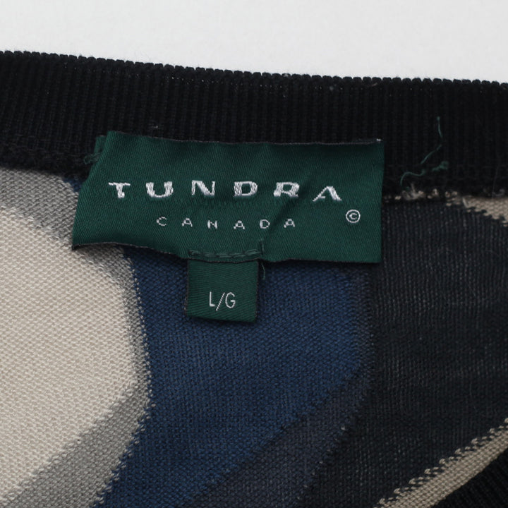 Vintage Tundra Canada Geometric Sweater Size Large - Fashion Rerun Vintage Migration_Sweaters