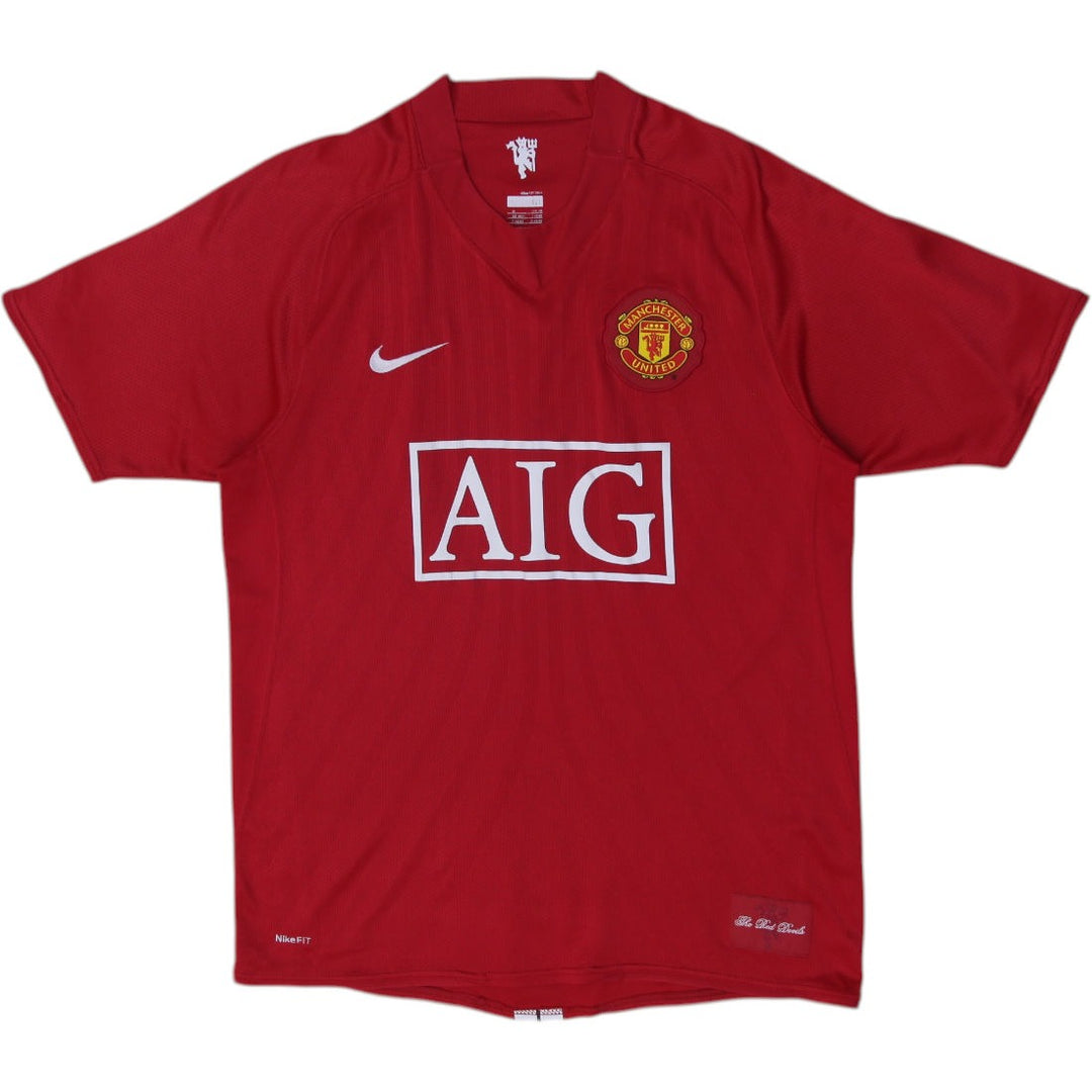 Vintage 2007–2009 Nike Manchester United Home Jersey Size M | Migration_Jerseys | Fashion Rerun