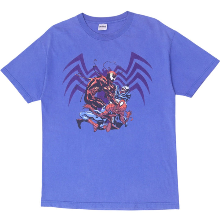 Vintage 90s Spider-Man vs Venom vs Carnage T-Shirt Murina Tag Size L Made In USA