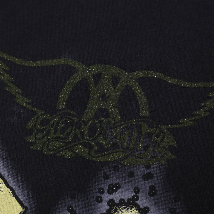 Vintage Giant Aerosmith Nine Lives Tour 97-98 Black T-Shirt XL | Migration_T-Shirts - Alternate View | Fashion Rerun