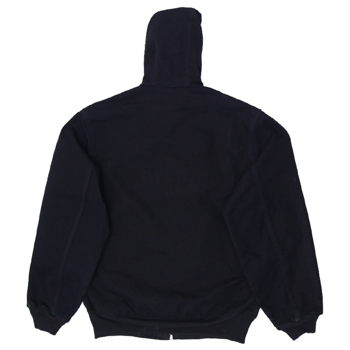 Mens Carhartt J131-BLK Black Hooded Workwear Jacket