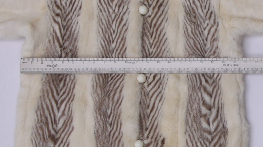 Mid-Century Elegance Authentic Steen & Wright Let-Out genuine  Fur Coat