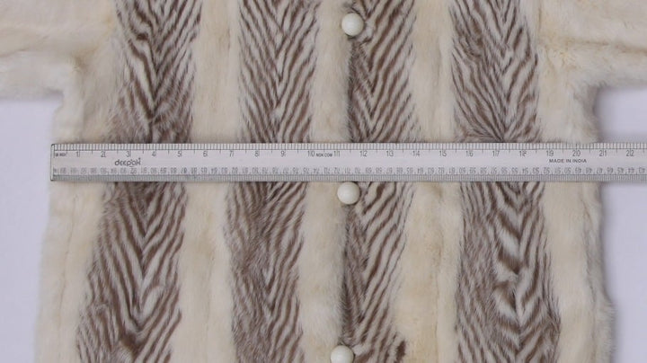 Mid-Century Elegance Authentic Steen & Wright Let-Out genuine  Fur Coat