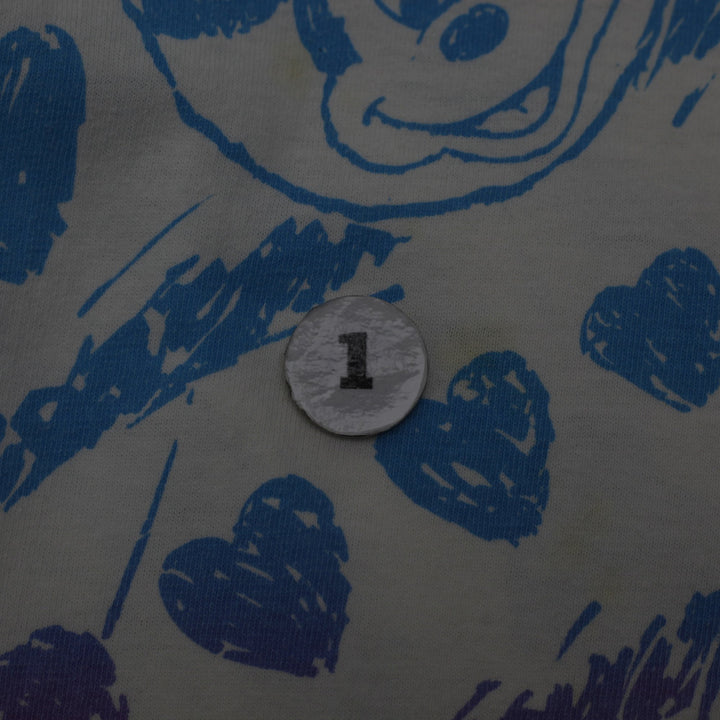 Vintage Mens Disney Character Graphic Pattern S.Stitch T-Shirt Size OSFA