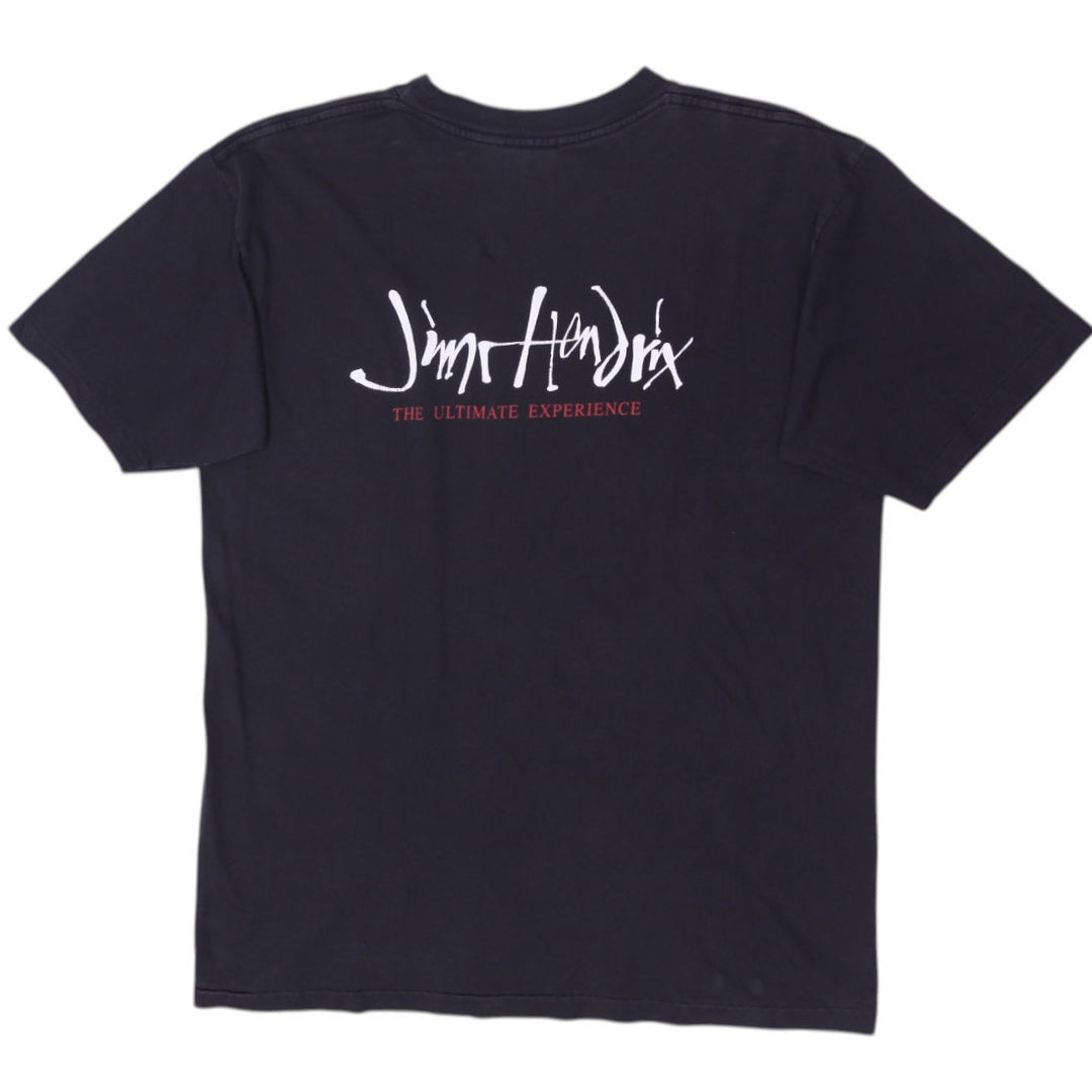 Vintage 1993 Jimi Hendrix The Ultimate Experience Black T-Shirt Made in USA L | Migration_T-Shirts - Side Vie | Fashion Rerun