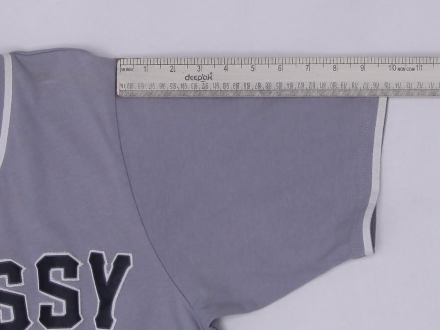 Mens Stussy Baseball Gray Short Sleeve Button Jersey L | Migration_Jerseys SW COLLECTION - View 10 | Fashion Rerun