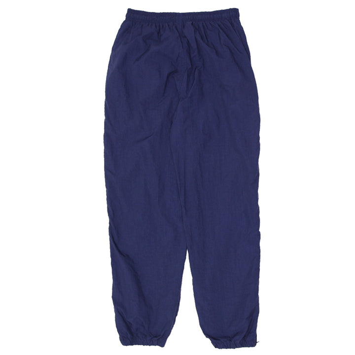 Vintage Embroidered Adidas Logo Navy Nylon Track Pants