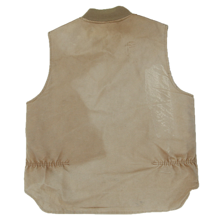 Vintage Carhartt V0186 Brown Quilted Lined Vest