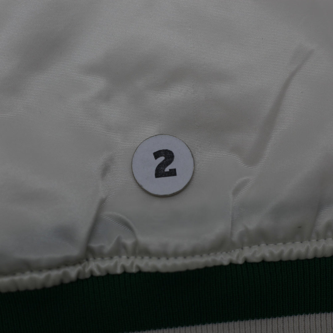 Vintage 90s Starter Boston Celtics Satin Bomber Jacket Size M