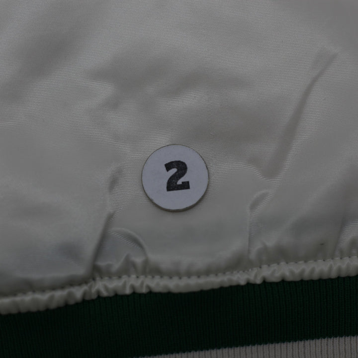 Vintage 90s Starter Boston Celtics Satin Bomber Jacket Size M