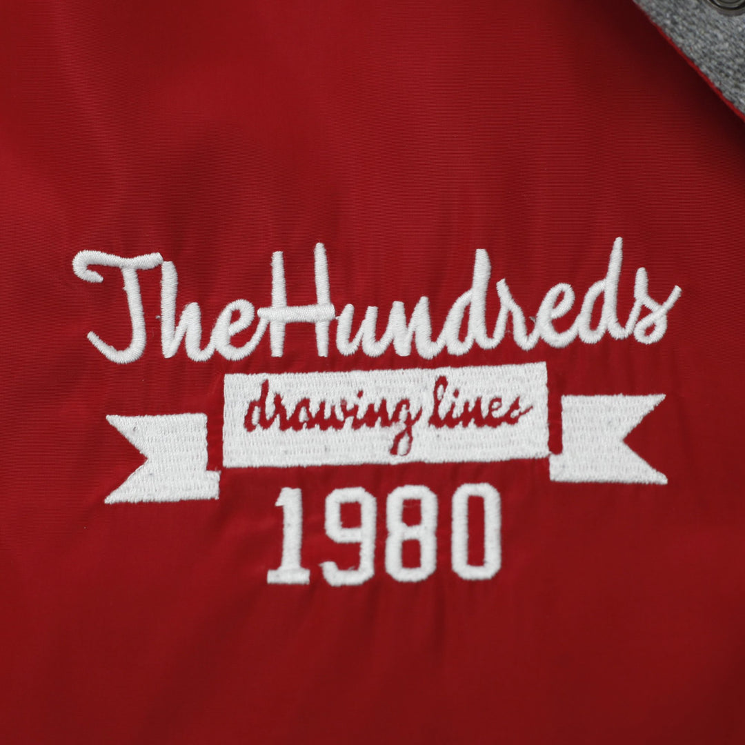 The Hundreds Graphic Varsity Jacket Hoodie Size L | Migration_Jackets SW COLLECTION - View 6 | Fashion Rerun