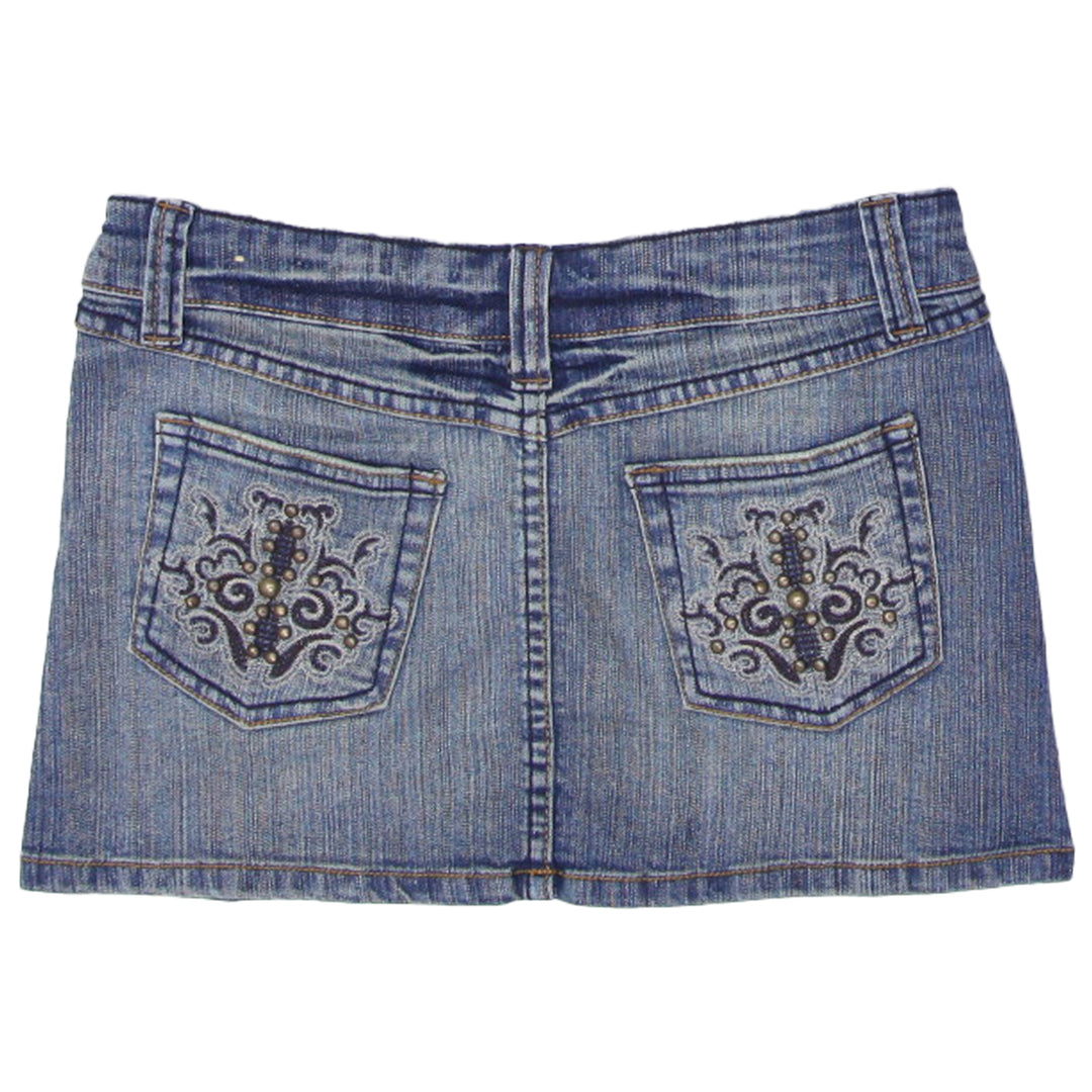 Y2K Ladies Bongo Denim Mini Skirt