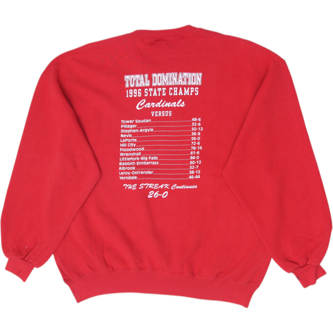 Vintage 90s Russell Athletic State Champs Crewneck Sweatshirt Size XL
