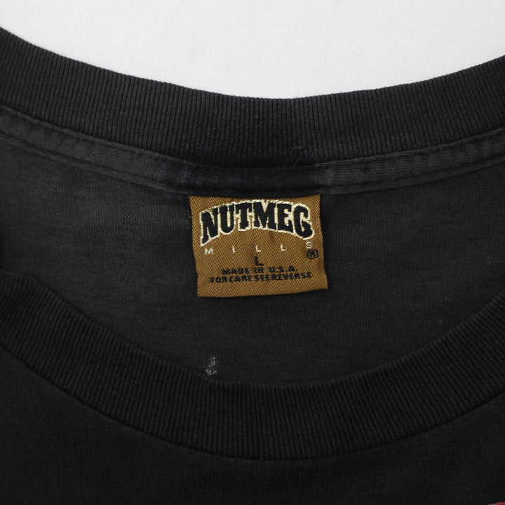 Vintage 90s NUTMEG Dale Earnhardt Sr. #3 NASCAR "The Intimidator" Made in USA L | Migration_T-Shirts - Back V | Fashion Rerun