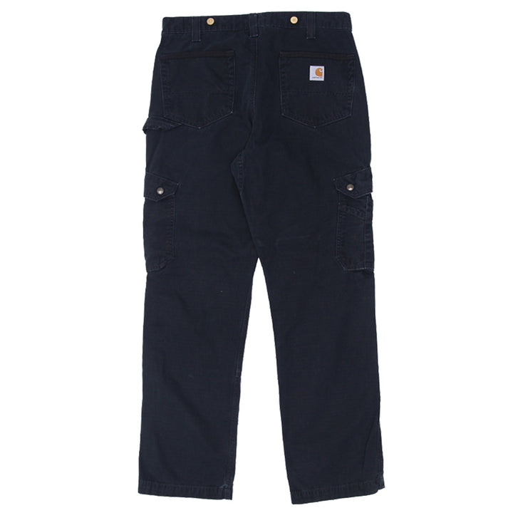 Mens B342-BLK Relaxed Fit Cargo Carhartt Work Pants - Fashion Rerun Vintage Migration_Pants