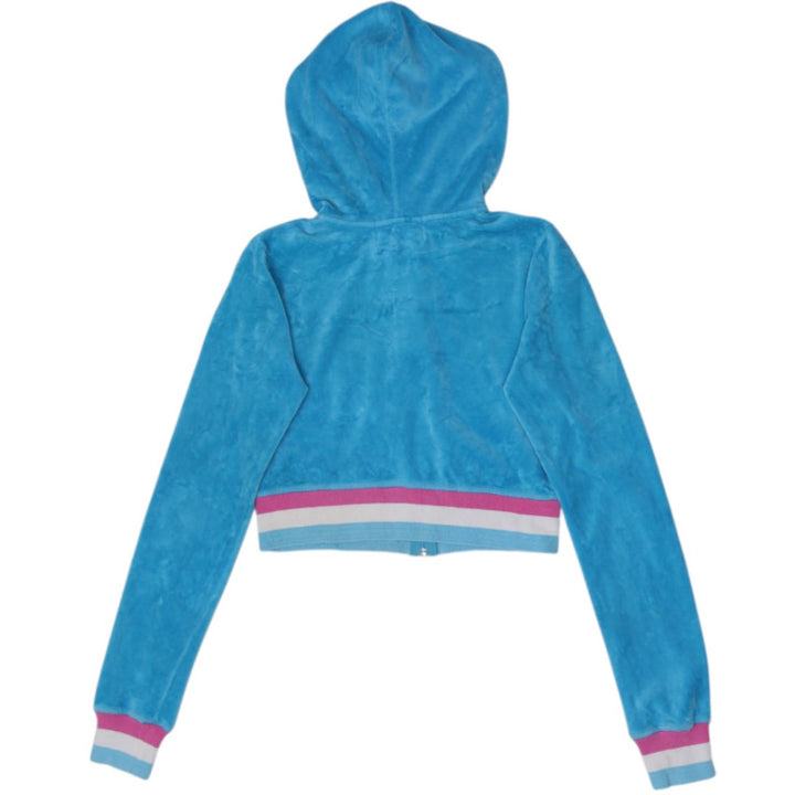 Vintage Ladies Juicy Couture Velour Full-Zip Track Jacket Size S