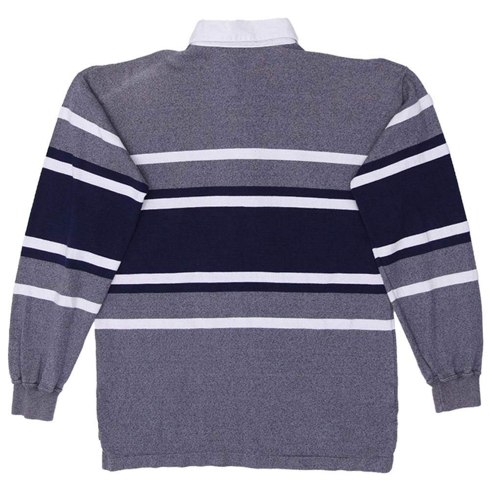 Mens Eddie Bauer Striped Rugby Shirt - Fashion Rerun Vintage Migration_T-Shirt