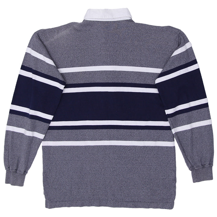 Mens Eddie Bauer Striped Rugby Shirt - Fashion Rerun Vintage Migration_T-Shirt