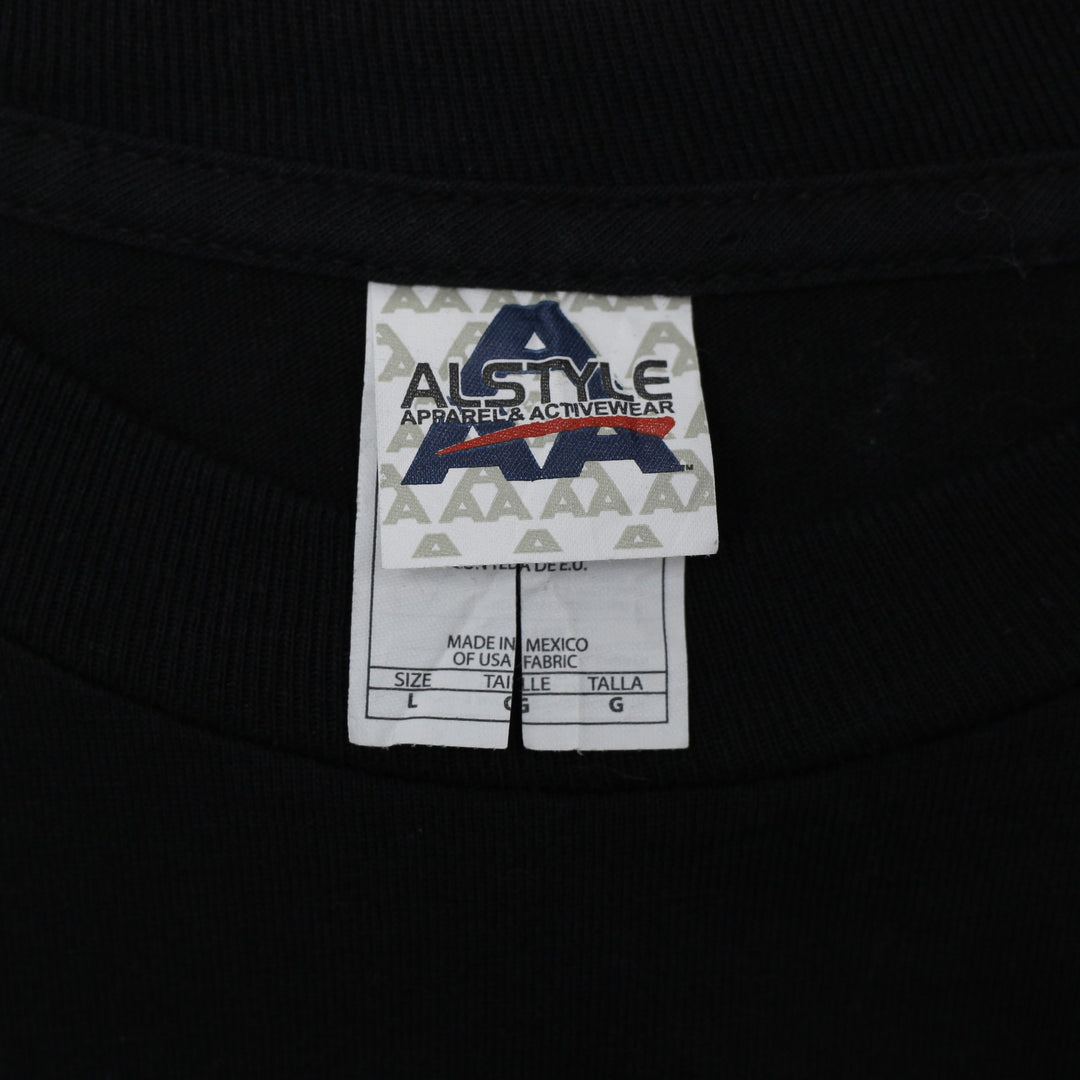 Vintage Alstyle "Dream Makers History" T-Shirt Black Graphic Large | Migration_T-Shirts - Back View | Fashion Rerun