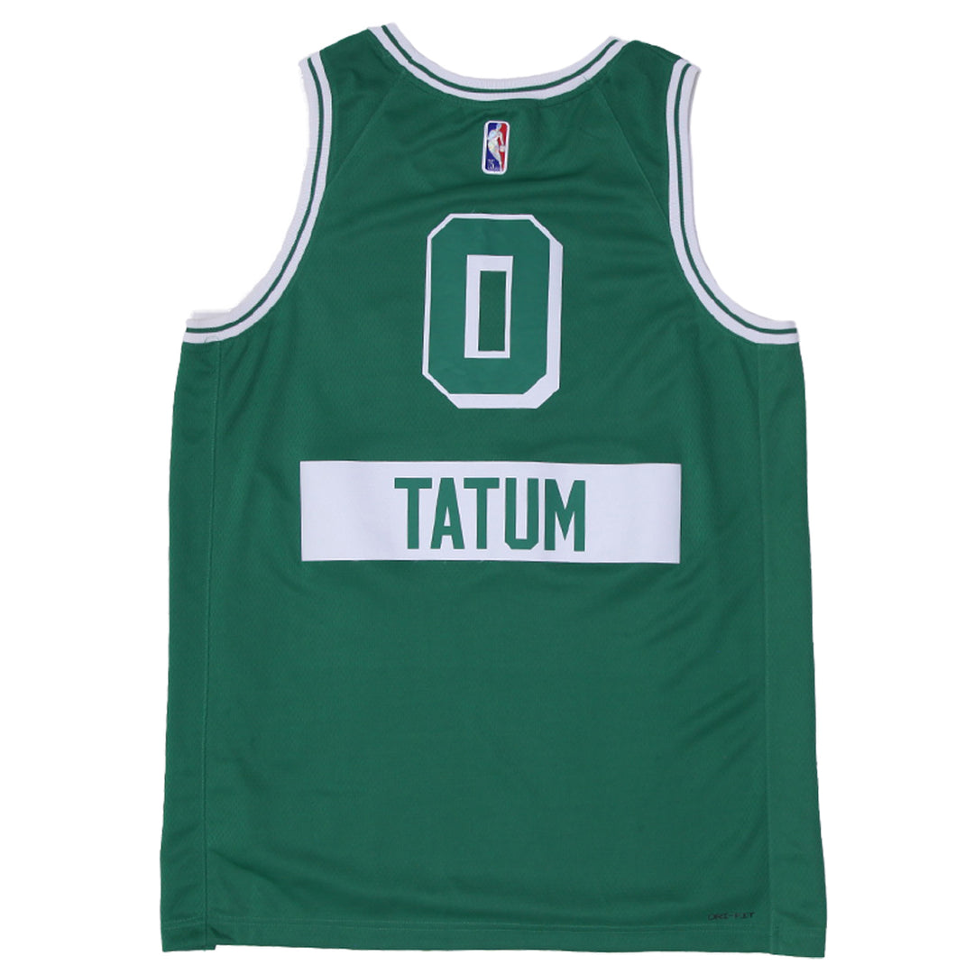 Mens Nike Jayson Tatum #00 Celtics Jersey Green